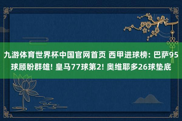 九游体育世界杯中国官网首页 西甲进球榜: 巴萨95球顾盼群雄! 皇马77球第2! 奥维耶多26球垫底