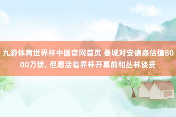 九游体育世界杯中国官网首页 曼城对安德森估值8000万镑， 但愿活着界杯开幕前和丛林谈妥