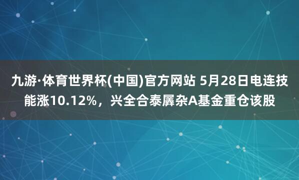 九游·体育世界杯(中国)官方网站 5月28日电连技能涨10.12%,兴全合泰羼杂A基金重仓该股