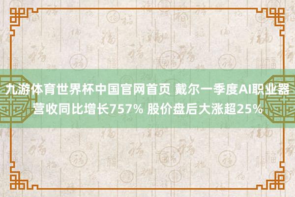 九游体育世界杯中国官网首页 戴尔一季度AI职业器营收同比增长757% 股价盘后大涨超25%