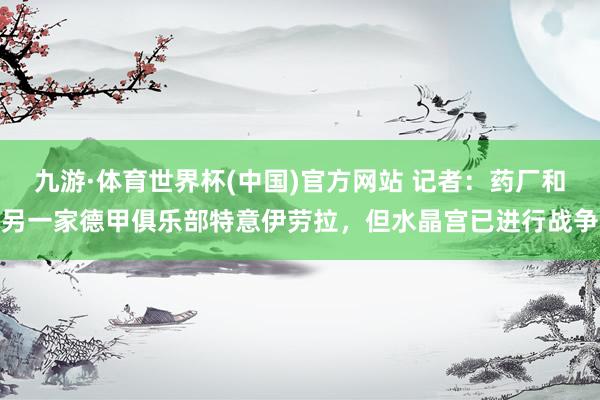 九游·体育世界杯(中国)官方网站 记者：药厂和另一家德甲俱乐部特意伊劳拉，但水晶宫已进行战争